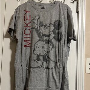 Disney - Mickey Gray Ladies XL T-Shirt